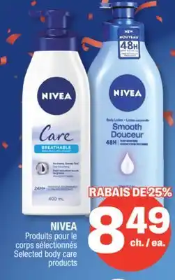 Jean Coutu NIVEA Selected body care products offer