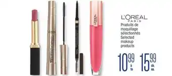 Jean Coutu L'ORÉAL PARIS Selected makeup products offer