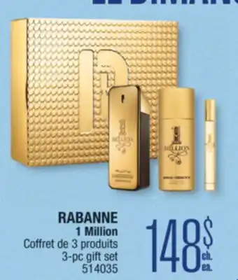 Jean Coutu RABANNE 1 Million 3-pc gift set offer