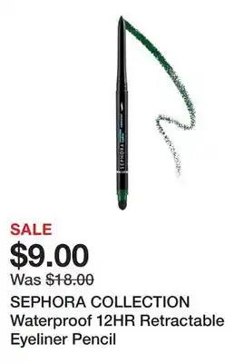 Sephora SEPHORA COLLECTION Waterproof 12HR Retractable Eyeliner Pencil offer