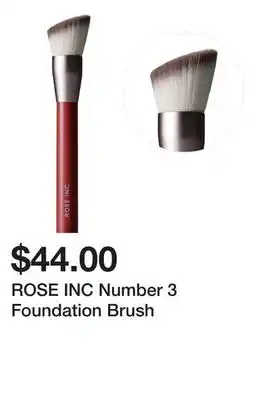 Sephora ROSE INC Number 3 Foundation Brush offer