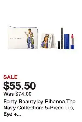 Sephora Fenty Beauty by Rihanna The Navy Collection: 5-Piece Lip, Eye + Accessories Set offer
