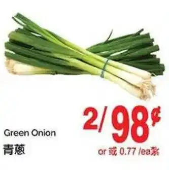 T&T Supermarket Green Onion offer