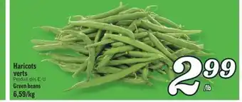 Marché Richelieu HARICOTS VERTS | GREEN BEANS offer