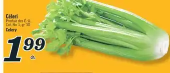 Marché Richelieu CÉLERI | CELERY offer