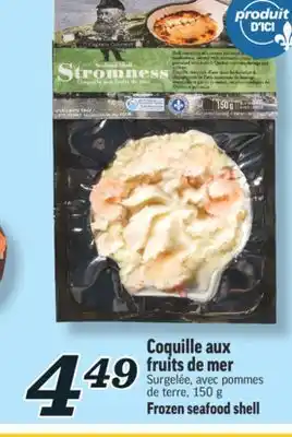 Marché Richelieu COQUILLE AUX FRUITS DE MER | FROZEN SEAFOOD SHELL offer