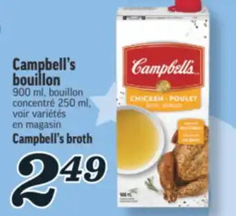 Marché Richelieu BOUILLON CAMPBELL'S | CAMPBELL'S BROTH offer