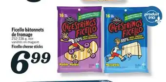 Marché Richelieu FICELLO BÂTONNETS DE FROMAGE | FICELLO CHEESE STICKS offer
