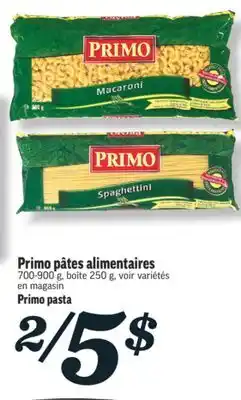 Marché Richelieu Primo pâtes alimentaires | Primo pasta offer