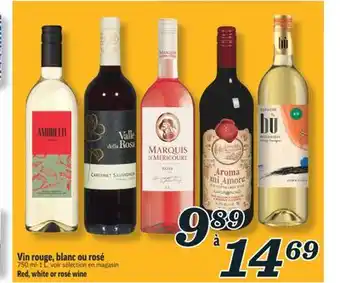 Marché Richelieu VIN ROUGE, BLANC OU ROSÉ | RED, WHITE OR ROSÉ WINE offer