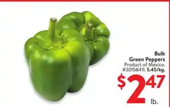 Walmart Bulk Green Peppers offer