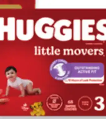 Walmart Huggies Little Movers or Little Snugglers Superpack Diapers offer