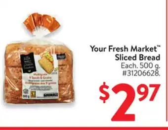 Walmart Your Fresh Markets Sliced Bread offer
