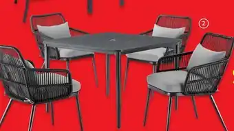 Walmart 2-Hometrends Corday 5-Piece Dining Set offer