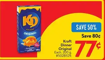 Walmart Kraft Dinner Original offer