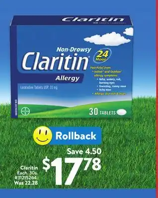 Walmart Claritin offer