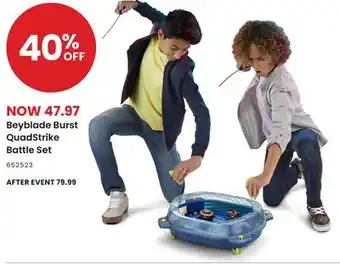 Toys R us Beyblade Burst QuadStrike Battle Set offer