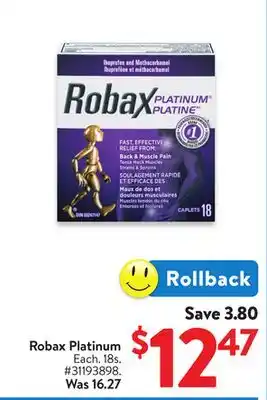 Walmart Robax Platinum offer