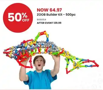 Toys R us ZOOB Builder Kit - 500pc offer