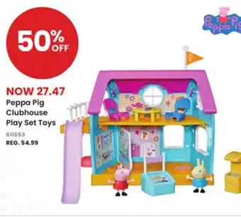 Toys R us Hasbro Peppa Pig Clubhouse Play Set Toys offer