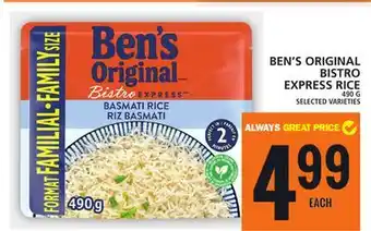 Food Basics BEN'S ORIGINAL BISTRO EXPRESS RICE offer