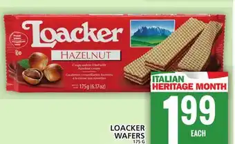 Food Basics LOACKER WAFERS offer