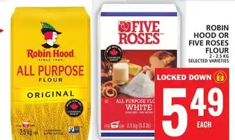 Food Basics ROBIN HOOD OR FIVE ROSES FLOUR offer