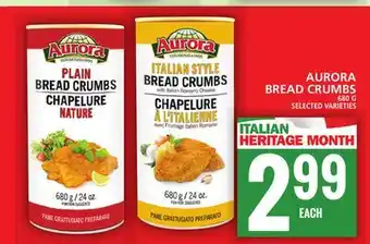 Food Basics AURORA BREAD CRUMBS offer