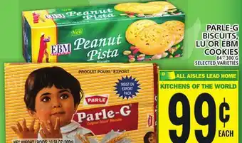Food Basics PARLE-G BISCUITS, LU OR EBM COOKIES offer