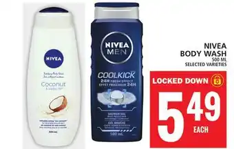 Food Basics NIVEA BODY WASH offer