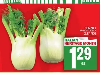 Food Basics FENNEL offer