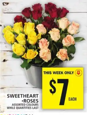 Food Basics SWEETHEART ROSES offer