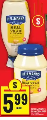 Food Basics HELLMANN'S MAYONNAISE offer
