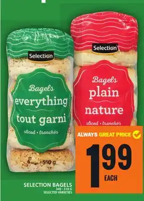 Food Basics SELECTION BAGELS offer