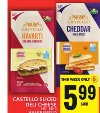 Food Basics CASTELLO SLICED DELI CHEESE offer