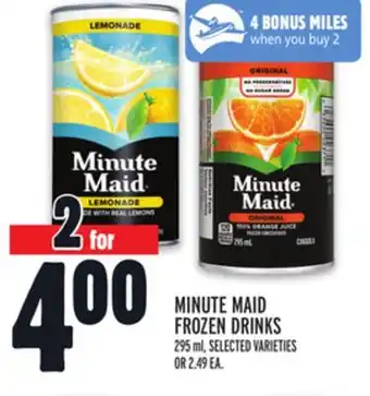 Metro MINUTE MAID FROZEN DRINKS offer