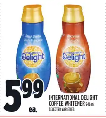 Metro INTERNATIONAL DELIGHT COFFEE WHITENER offer