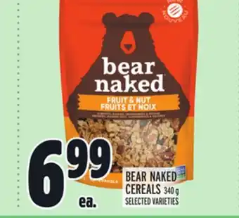 Metro BEAR NAKED CEREALS offer