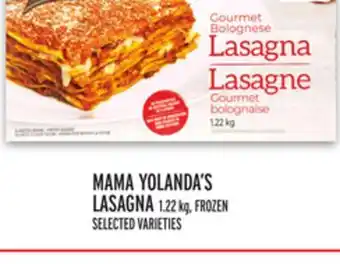 Metro MAMA YOLANDA'S LASAGNA offer