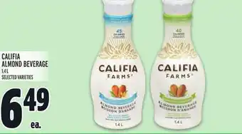 Metro CALIFIA ALMOND BEVERAGE offer