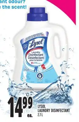 Metro LYSOL LAUNDRY DISINFECTANT offer