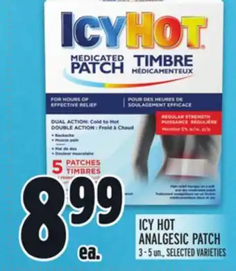 Metro ICY HOT ANALGESIC PATCH offer