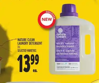 Metro NATURE CLEAN LAUNDRY DETERGENT offer
