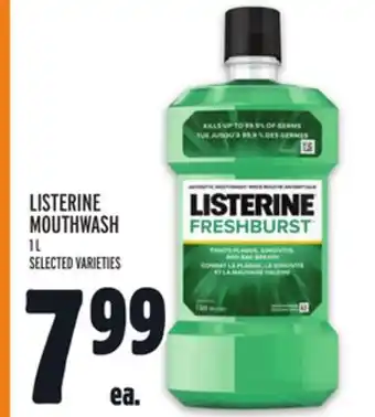 Metro LISTERINE MOUTHWASH offer