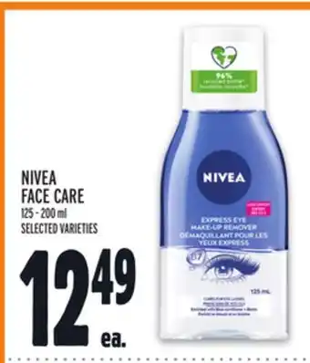 Metro NIVEA FACE CARE offer