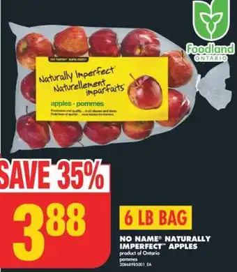 No Frills NO NAME NATURALLY IMPERFECT APPLES, 6 LB BAG offer