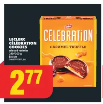 No Frills LECLERC CÉLÉBRATION COOKIES, 240/300 g offer