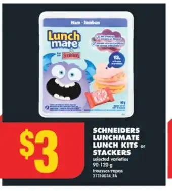 No Frills SCHNEIDERS LUNCHMATE LUNCH KITS or STACKERS, 90-120 g offer
