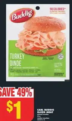 No Frills CARL BUDDIG SLICED MEAT, 55 g offer