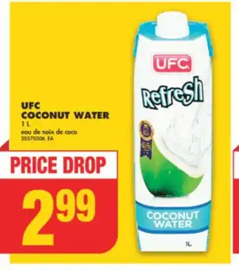 No Frills UFC COCONUT WATER, 1 L offer